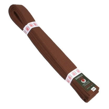 Ceinture marron piquée KAMIKAZE