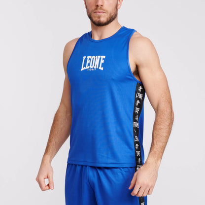 Débardeur de boxe bleu LEONE Ambassador