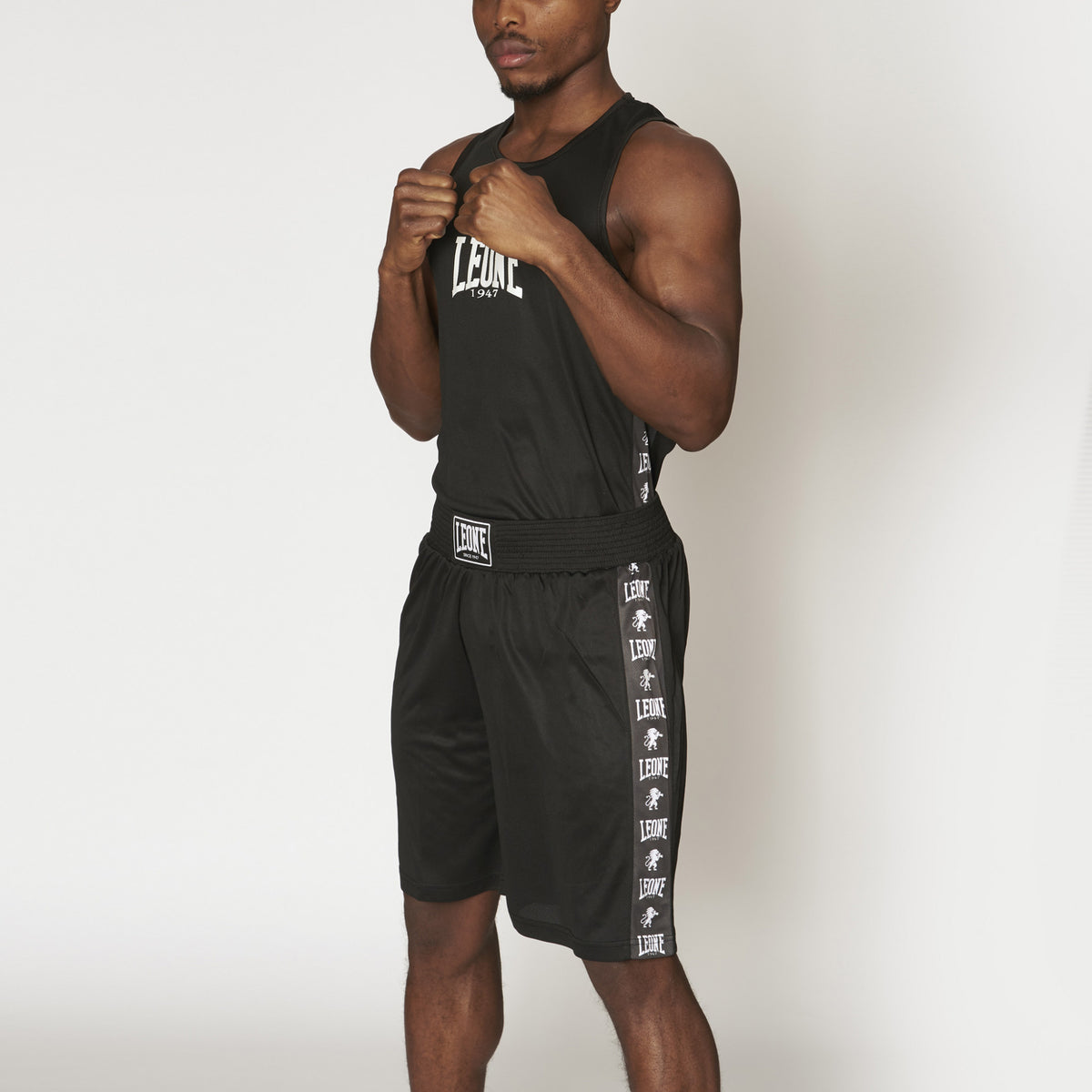 Débardeur de boxe noir LEONE Ambassador