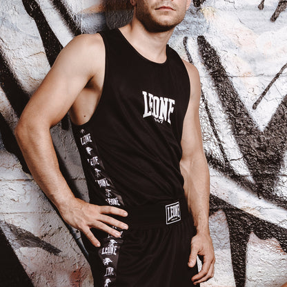 Débardeur de boxe noir LEONE Ambassador