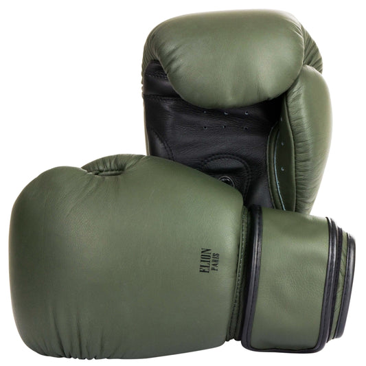 Gants de boxe Entrainement Elion COLLECTION PARIS - Kaki/noir