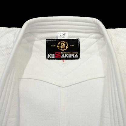 Judo-gi KuSakura JOF - 750g -IJF – Blanc