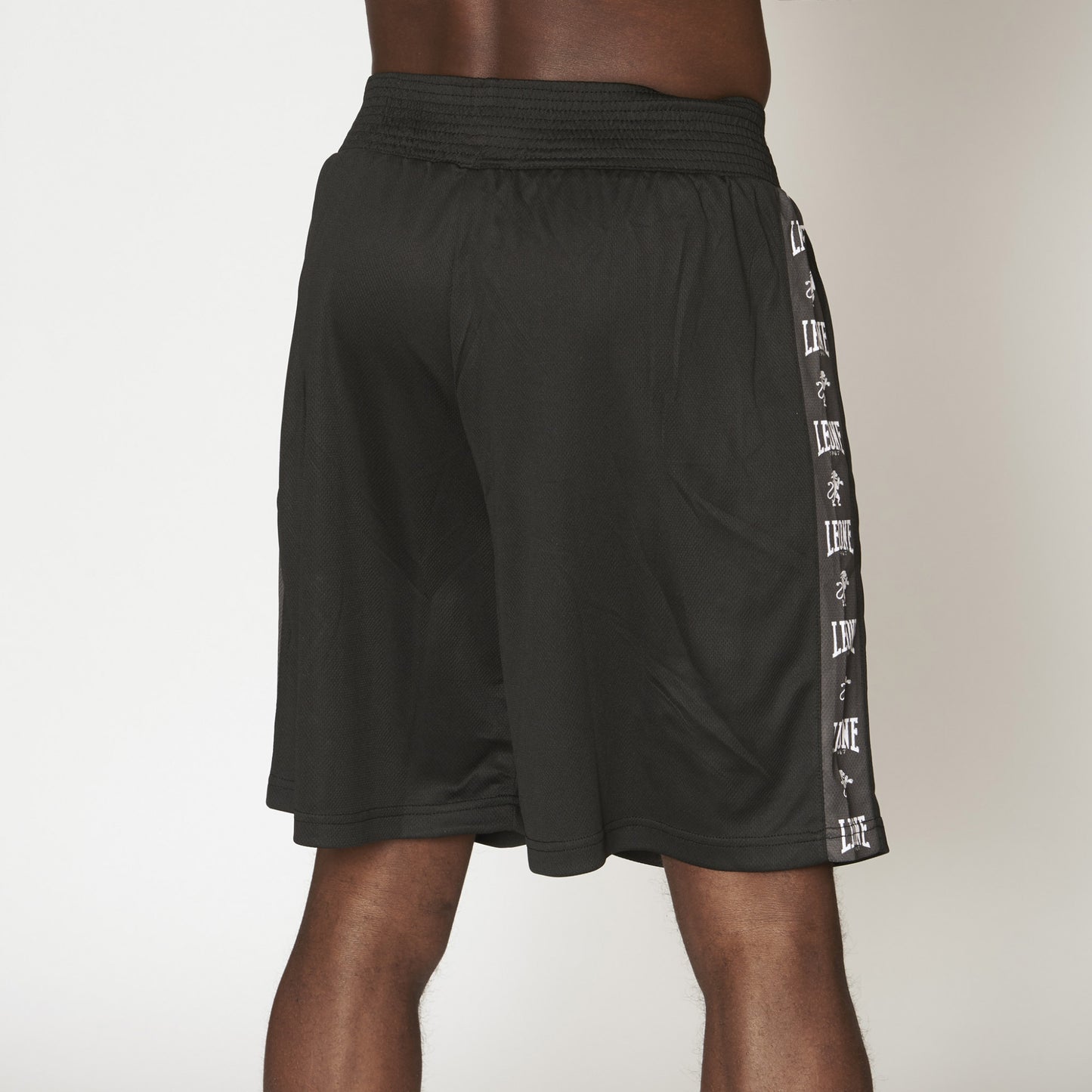Short de boxe anglaise noir LEONE Ambassador