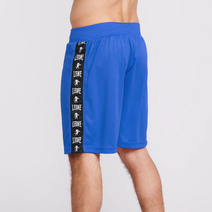 Short de boxe anglaise bleu LEONE Ambassador