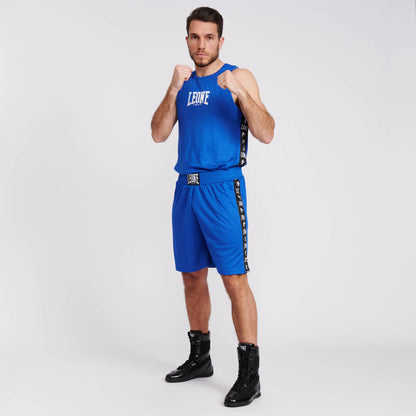 Short de boxe anglaise bleu LEONE Ambassador