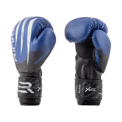 Gants de boxe RINKAGE Blast Noir/Bleu
