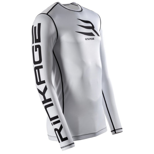 Rashguard manches longues blanc Rinkage BASIS